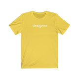 Designer, title shirt