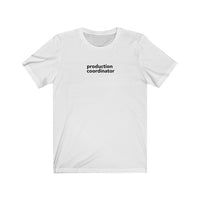 (PC) PRODUCTION COORDINATOR, title shirt