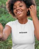 ACTRESS, title shirt
