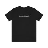 ACCOUNTANT, title shirt