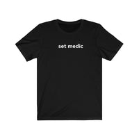 SET MEDIC, title shirt