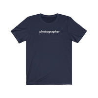 PHOTOGRAPHER, title shirt