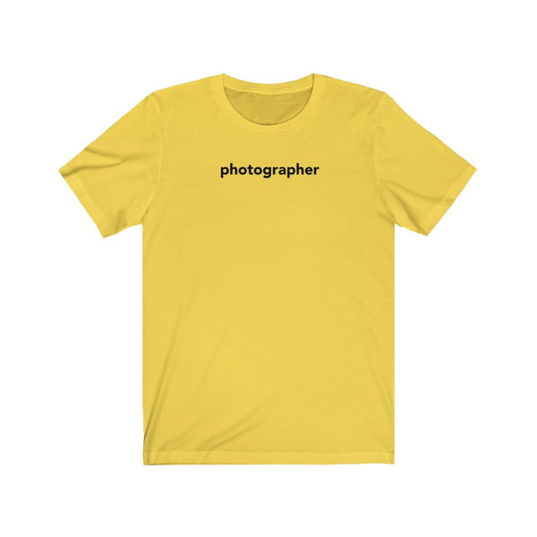 PHOTOGRAPHER, title shirt