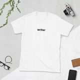 WRITER, title shirt