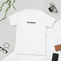 LOCATIONS, title shirt